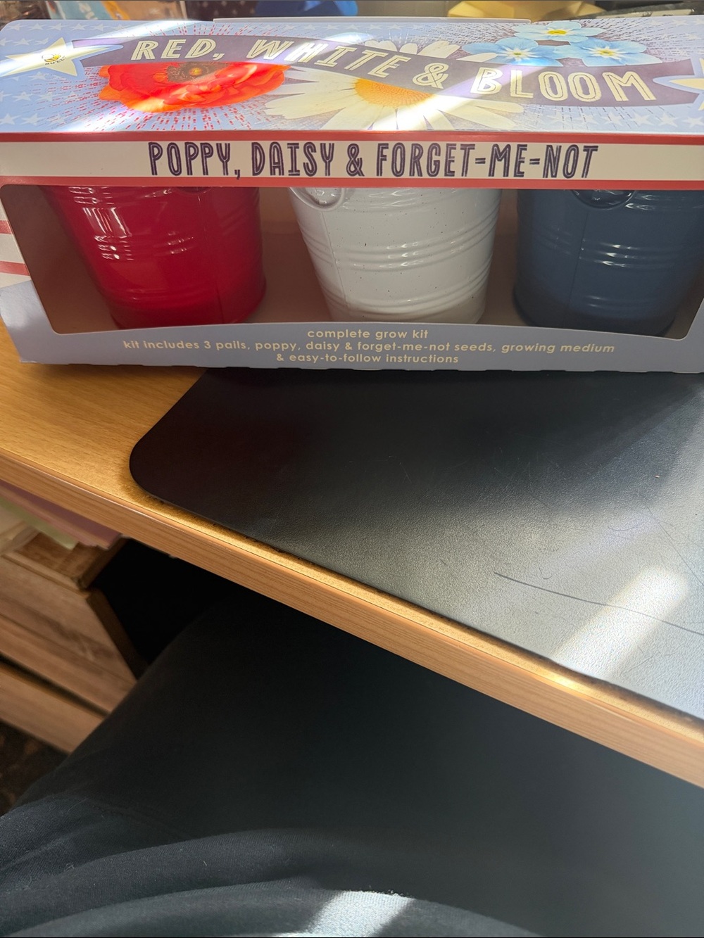 Red, White & Blue Decorative Pail Set - Home Dining Serveware